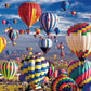 Jigsaw Puzzles For Adults 1000 Pieces Hot Air Balloon Challenging Puzzle Perfect For Game Nights - Finished Size Is 27'' X 20''