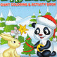 Happy Holidays 160 Page Giant Coloring and Activity Book ~ Christmas Edition