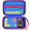Casmilee Case Compatible With Giiker Super Slide Brain Games, Brain Teaser Puzzles Organizer Storage Bag, Flow Slider Puzzle Game Holder (Blue)