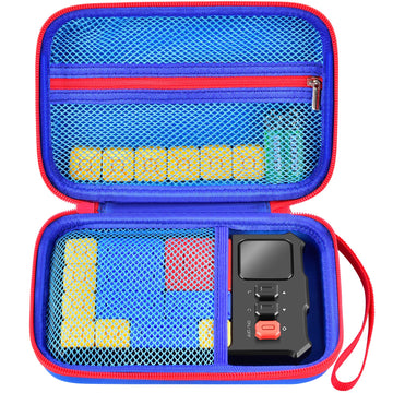 Casmilee Case Compatible With Giiker Super Slide Brain Games, Brain Teaser Puzzles Organizer Storage Bag, Flow Slider Puzzle Game Holder (Blue)