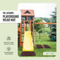 Playsafer Playground Safety Rubber Wearmat For Swingsets And Slides - 1'' Thick X 24'' W X 40'' L (1 Pack, Red)