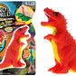 Ja-Ru Stretchy Toy Dinosaur Toy (1 Unit) T-Rex Rubber Dino ,Super Squishy And Individually Packed Fidget Toys For Boys, Realisti