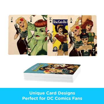Aquarius Dc Comics Bombshells Playing Cards - Bombshells Themed Deck Of Cards For Your Favorite Card Games - Officially Licensed Dc Comics Merchandise & Collectibles