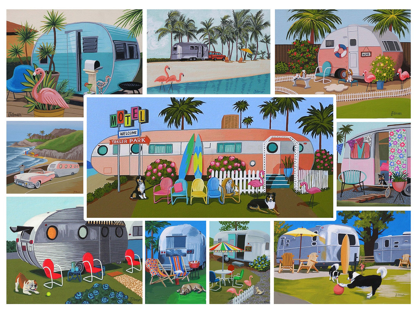 Vintage Trailer Jigsaw Puzzle