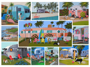 Vintage Trailer Jigsaw Puzzle