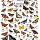 Masterpieces 1000 Piece Jigsaw Puzzle For Adults, Family, Or Youth - Butterflies Of North America - 19.25''X26.75''