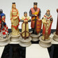 Medieval Times Crusades Chess Men Set Arabians vs Christians Crusade - NO Board