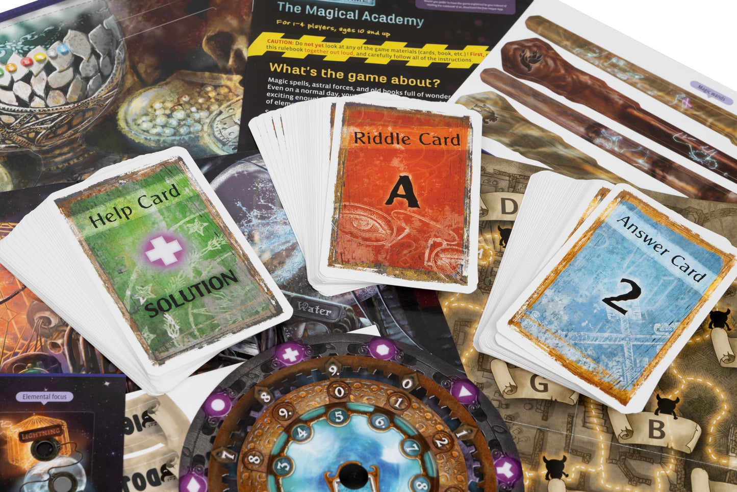 Exit: The Game - The Magical Academy | Escape Room |Co-Op Games | 1+ Players | Brainteasers | Wizards | Ages 10+