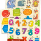 Quokka Toddler Puzzles Ages 2-4 – Wooden Puzzles For Kids 1-3-5 Year Old – Learning Travel Game With Numbers Animals Shapes – Wood Educational Gift For Boys And Girls