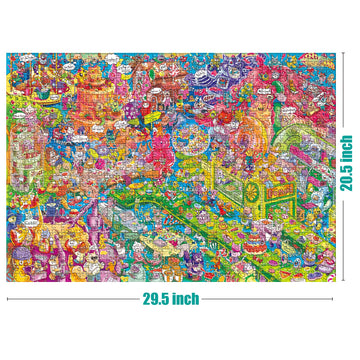 Antelope - 1000 Piece Puzzle For Adults, Catndyland Jigsaw Puzzles 1000 Pieces, High Resolution, Matte Finish, Smooth Edging, No Dust Creative Artistic Puzzle