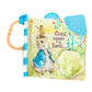 KIDS PREFERRED Peter Rabbit Soft Book with Toy, Teether, Crinkle - 5 Inch, Multicolor, Cotton, Model 24216