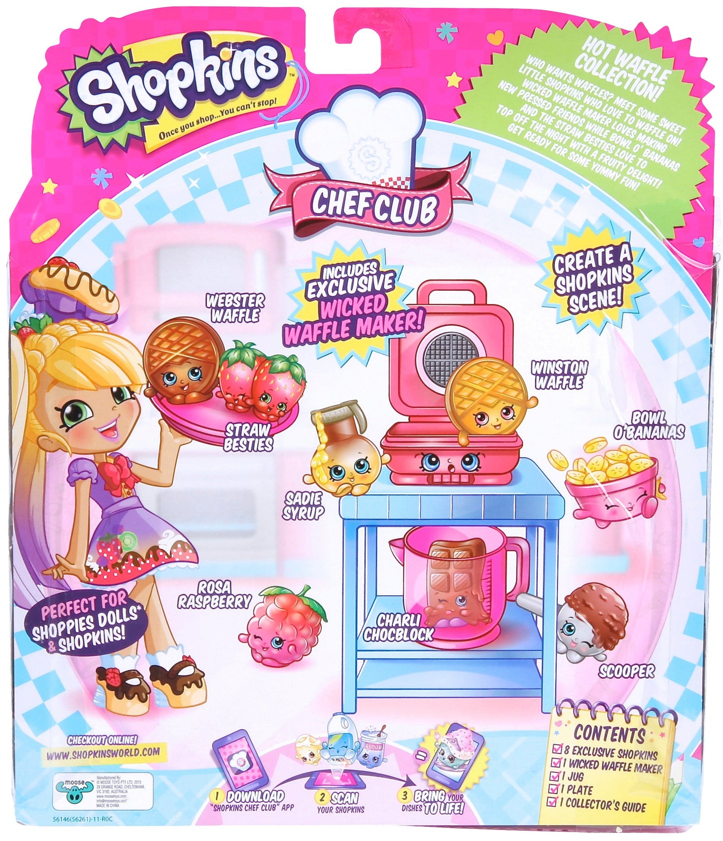 Shopkins Chef Club Hot Waffle Collection