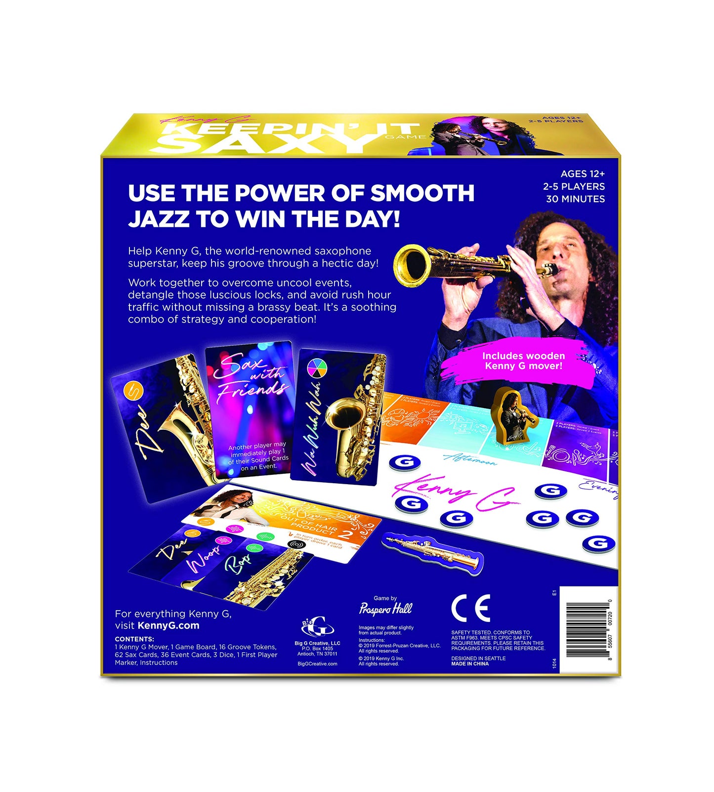 Big G Creative Kenny G Keepin' It Saxy Game