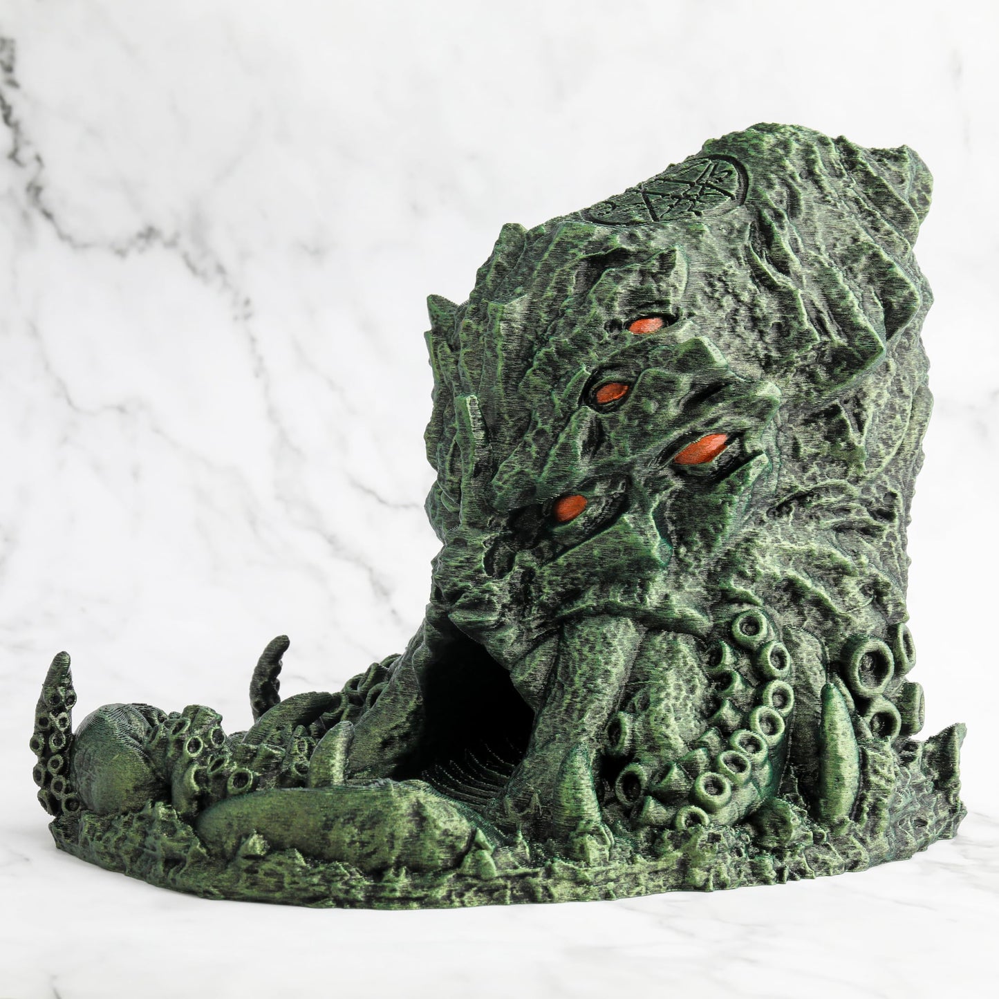 AUSPDICE DND Dice Tower - Dice Tower and Tray for RPG Games, Cave Style Dice Tower for Role Playing Dice