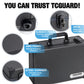 Tcguard Toploader Storage Box For 3''*4'' 35Pt Toploaders, Waterproof, Anti-Skid, Card Storage Box With Dividers, Fits Trading C