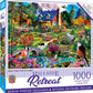 Baby Fanatics MasterPieces 1000 Piece Jigsaw Puzzle for Adults, Family, Or Kids - Hillside Cottage - 19.25x26.75