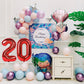 Smlpuame 40 Inch Number Balloon 0-9 Red Large Number 20 Balloons,Digital Balloons For Birthday Party Celebration Decorations Sup