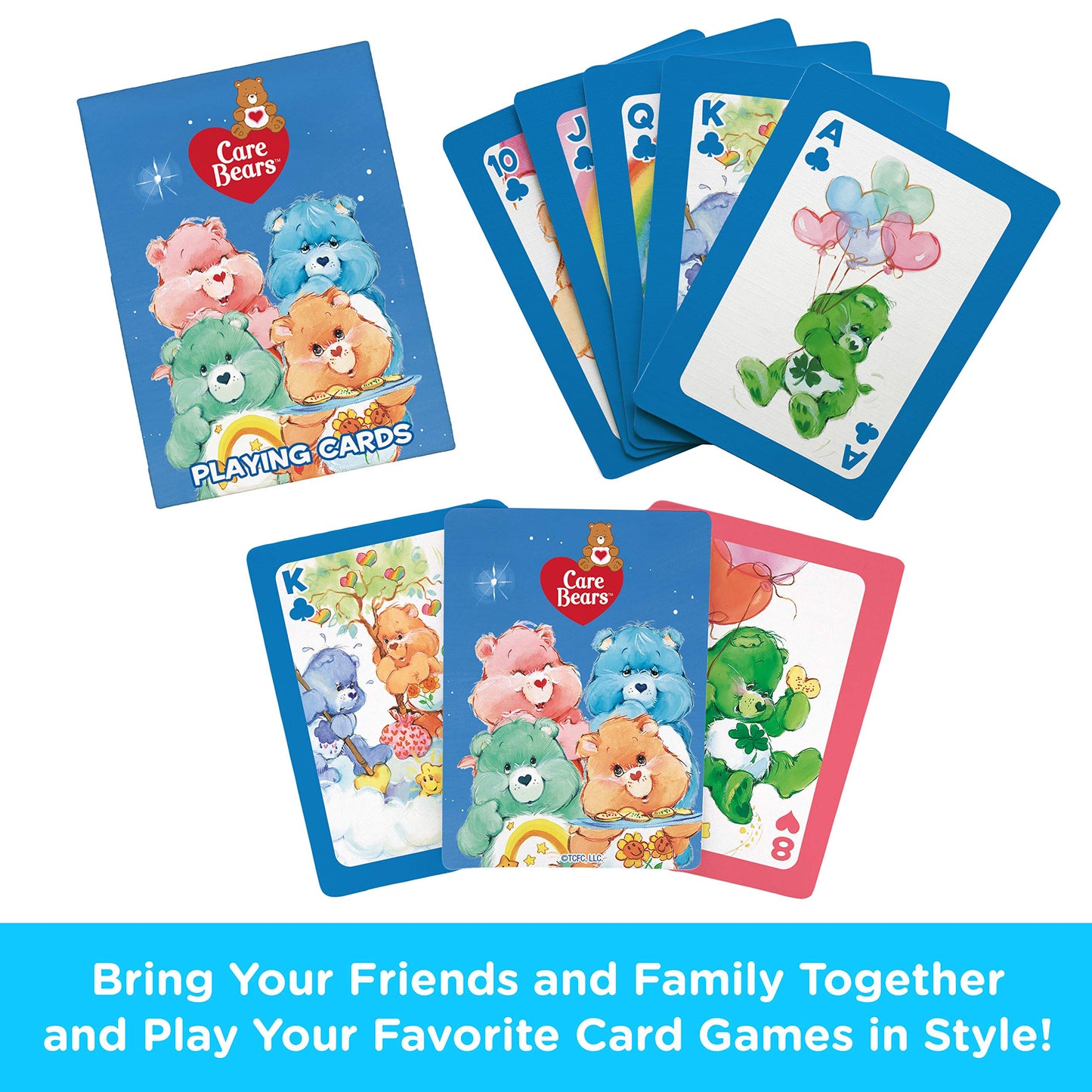 Aquarius Care Bears Playing Cards - Care Bears Themed Deck Of Cards For Your Favorite Card Games - Officially Licensed Care Bears Merchandise & Collectibles