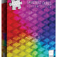 The Op Games Gradient Cubes 1000 Piece Jigsaw Puzzle | Vivid & Colorful Cubic Design Puzzle Featuring Rainbow Colors & Hues | Puzzles For All Ages - Kids To Adults