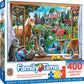 Masterpieces 400 Piece Jigsaw Puzzle For Adults, Family, Or Kids - Peeking Through - 18X24