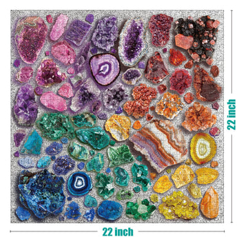 Antelope - 1000 Piece Puzzle For Adults, Chromatic Crystals - Jigsaw Puzzles 1000 Pieces, High Resolution, Matte Finish, No Dust