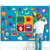 Watinc My Plate Felt-Board Stories Set 3.5Ft 53Pcs Preschool Vegetables Fruit Protein Grains Flannel Food Diary Classroom Theme