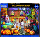 White Mountain Halloween Dog House Puzzle 1000 Piece Vintage Autumn Jigsaw Puzzles for Adults and Families