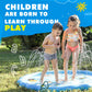 Splashez 3-In-1 Splash Pad, Sprinkler For Kids And Baby Pool For Learning – Children’S Sprinkler Pool, 60’’ Inflatable Water Summer Toys – “Around The World” Outdoor Play Mat For Babies & Toddlers