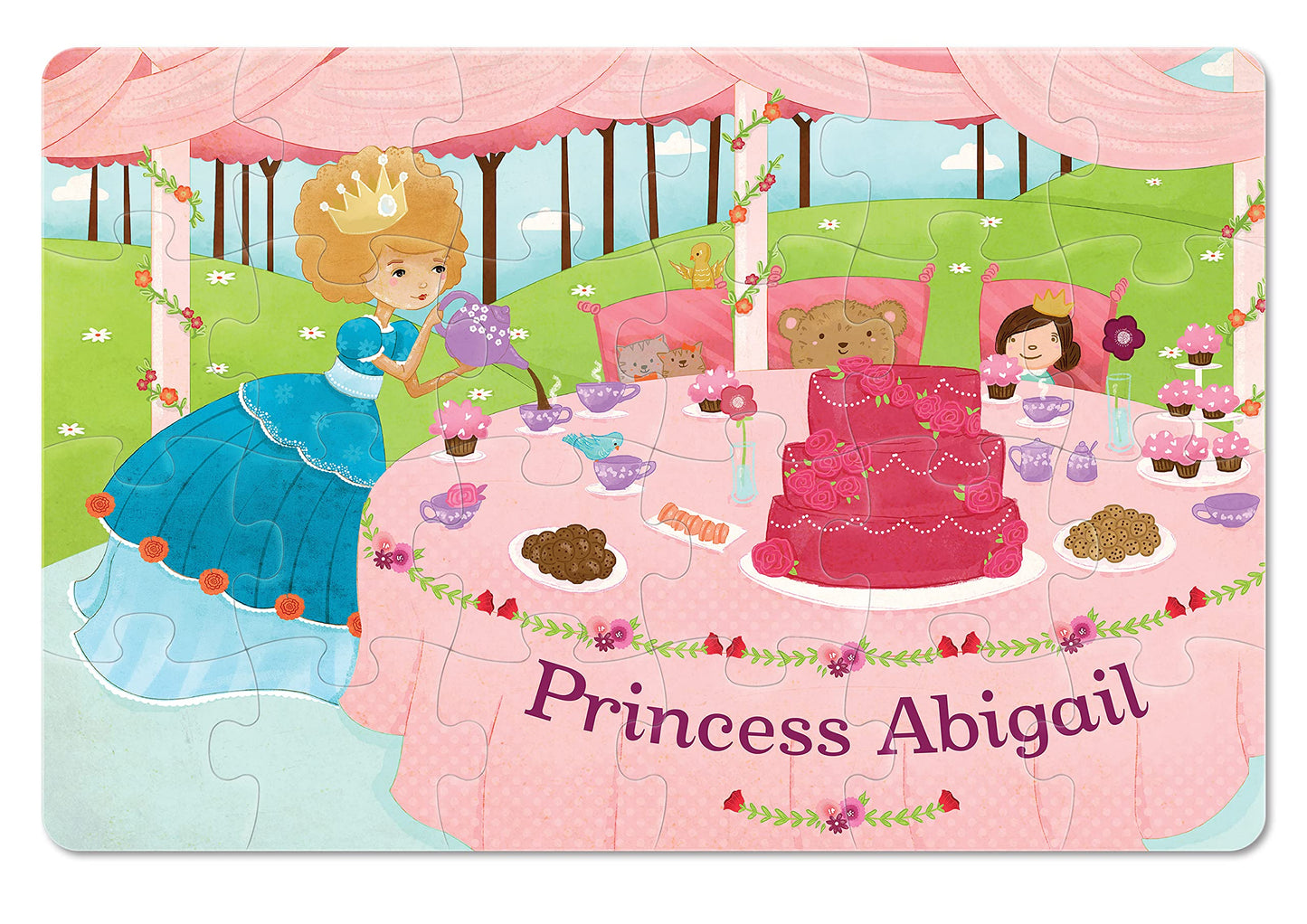 Personalized Jigsaw Puzzle For Kids, 24-Piece - I See Me! (Princess)