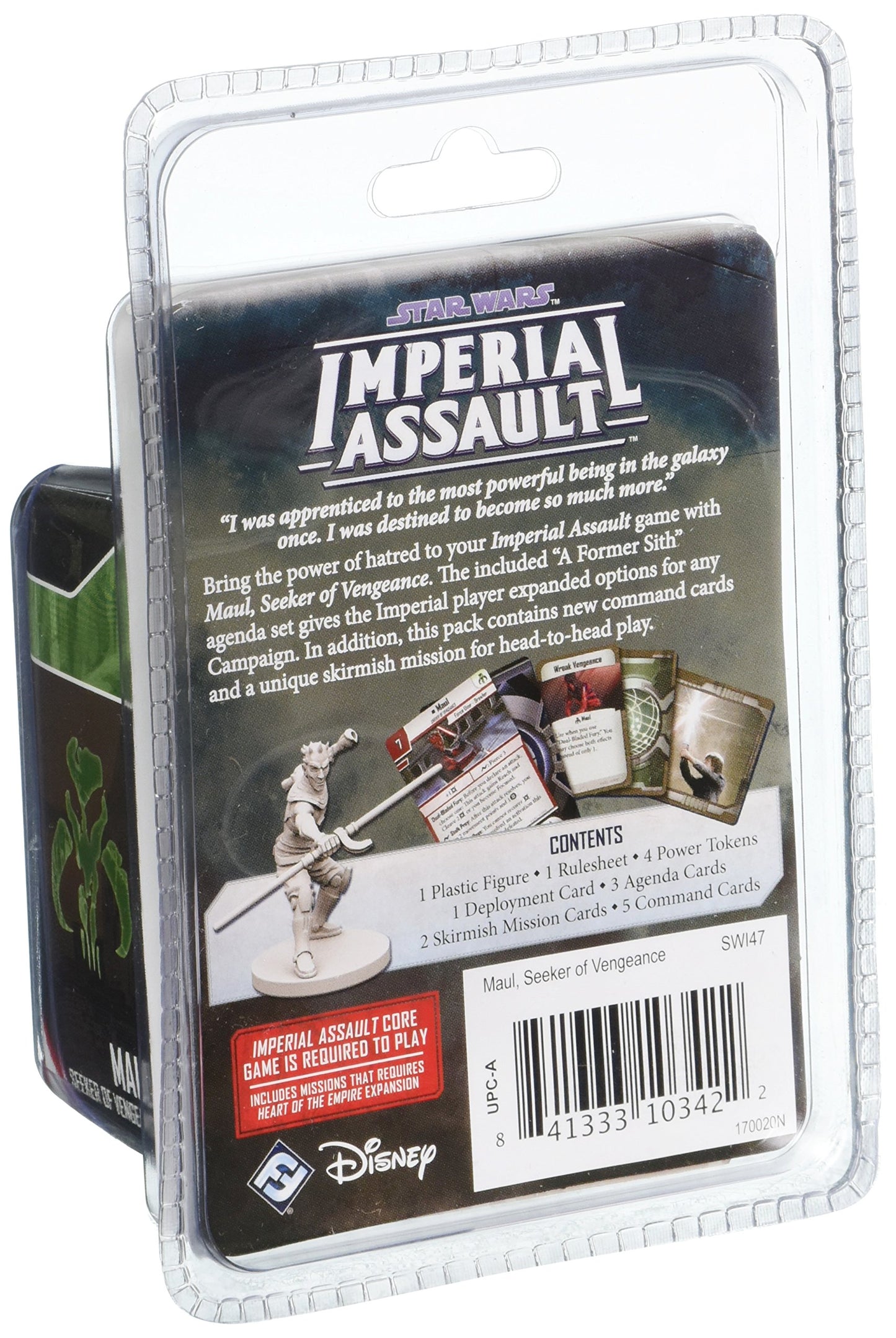 Star Wars Imperial Assault Board Game Maul Villain Pack - Epic Sci-Fi Miniatures Strategy Game For Kids And Adults, Ages 14+, 1-