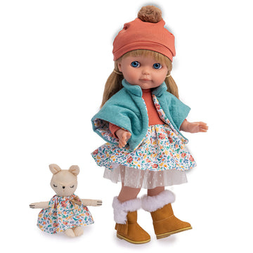 Jc Toys Chloe By Berenguer | 15' Nature Collection Fashion Doll | Long Blonde Hair | Multi Piece Removable Fasion Outfit | All Vinyl Posable Doll | Made In Spain