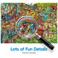 Jigsaw Puzzles For Adults, 1000 Pieces Pirate Park Puzzle, Cartoon Painting Challenging Puzzles For Family Activity Game Nights Gifts Fidget Stress Relief