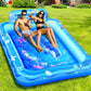 Sinbyuer Inflatable Tanning Pool for 2 Person, 81x 60Inch Tanning Pool Lounger Float for Adults, Sunbathing Float Inflatable Wat