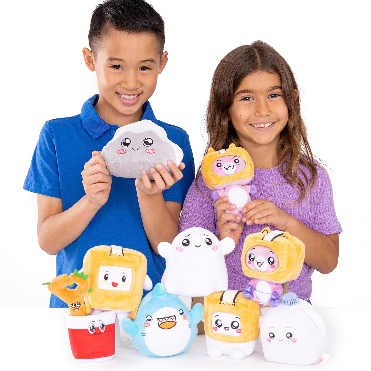 LankyBox Aphmau 6" Mini Mystery Plush Toy - Multi Color, Soft Polyester, Model 20231