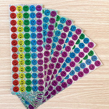 ArtSkills Assorted Stickers for Kids, Sparkle Smiles, 390 Count