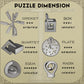 Fun Metal Brain Teaser Puzzle Games 6 Pcs Mind Travel 3D Toys and 1 Pcs Metal Puzzle Rack Teens&mature-themed IQ Test Logic Educational Gift  Puzzle Switch Games School Supplies Table Decor
