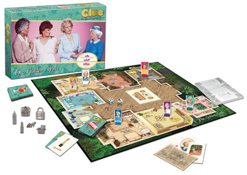 Clue The Golden Girls Board Game | Golden Girls Tv Show Themed Game | Solve The Mystery Of Who Ate The Lastpiece Of Cheesecake |Officially Licensed Golden Girls Merchandise | Themed Clue Mystery Game