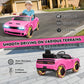 Enyopro Kids Electric Car, Licensed Dodge Challenger Ride On Car, 12V7Ah Battery Powered Electric Vehicle Kids Ride On Toys With Remote Control, 3 Speeds, Led Headlights, Bluetooth, Music (Pink)