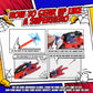 Capexia Superhero Web-Slinging Toy Set - 2 Web Shooters, 2 Masks, Gloves & Cape, Red/Blue/Black, Ages 3+, Indoor/Outdoor Role-