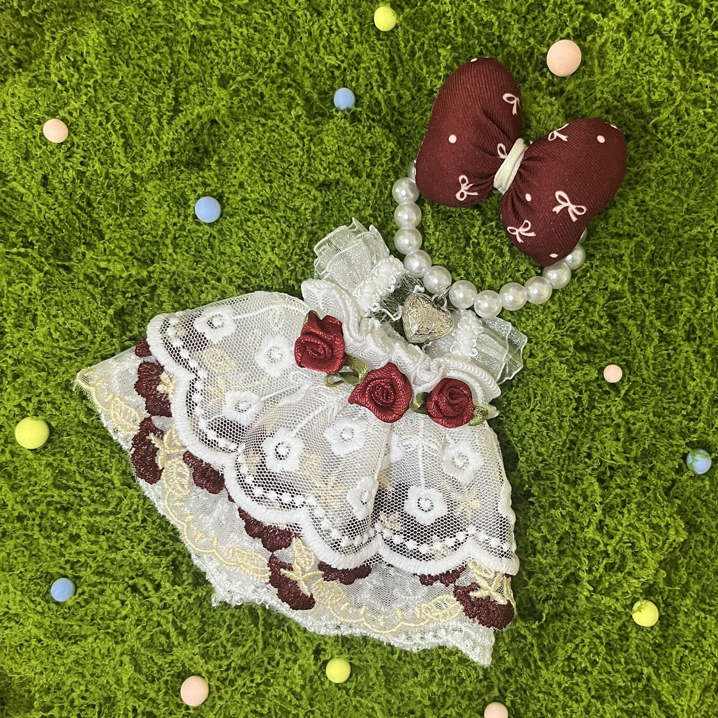 17cm Doll Clothes Set & Outfit Set for 17cm Dolls - enhanced Fashion Dresses with Accessories  elegant Chic Doll Clothing & Style Bundle Princess Pink