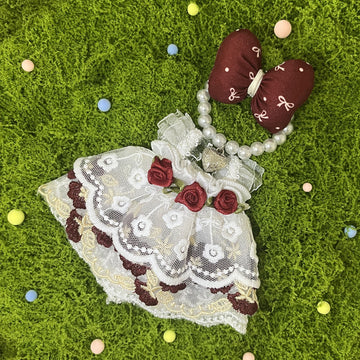 17cm Doll Clothes Set & Outfit Set for 17cm Dolls - enhanced Fashion Dresses with Accessories  elegant Chic Doll Clothing & Style Bundle Princess Pink