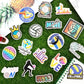 200Pcs Waterproof Volleyball Stickers - Large Vinyl Volleyball Stickers For Water Bottles, Volleyball Gifts For Teen Girls Team