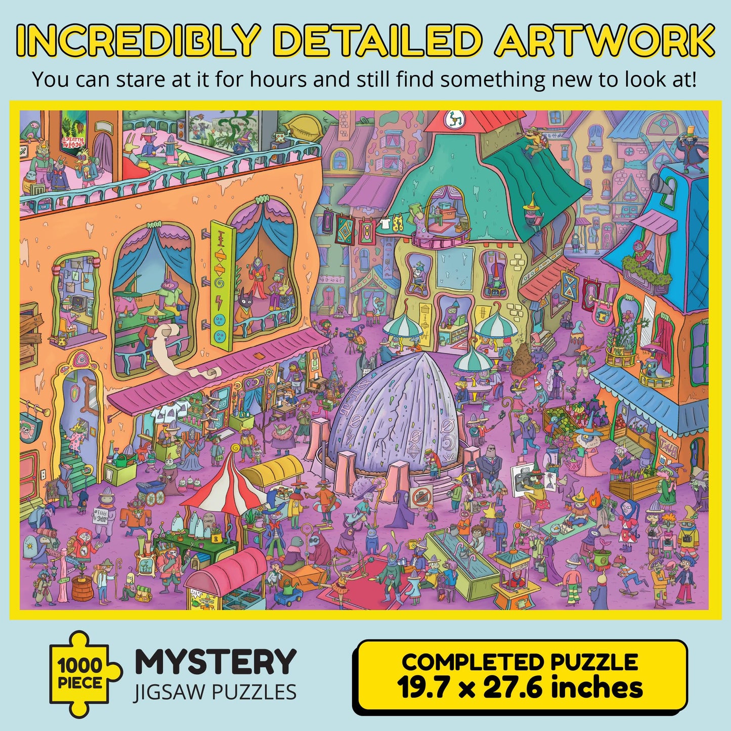 Odd Pieces Mystery Jigsaw Puzzle - Series 2 Shutterbug Mystery Puzzle With Storytelling Comics, Treasure Hunt Clues, Secret Ending-1000 Piece Puzzle For Adults & Kids –Frameable Magic Puzzle Art