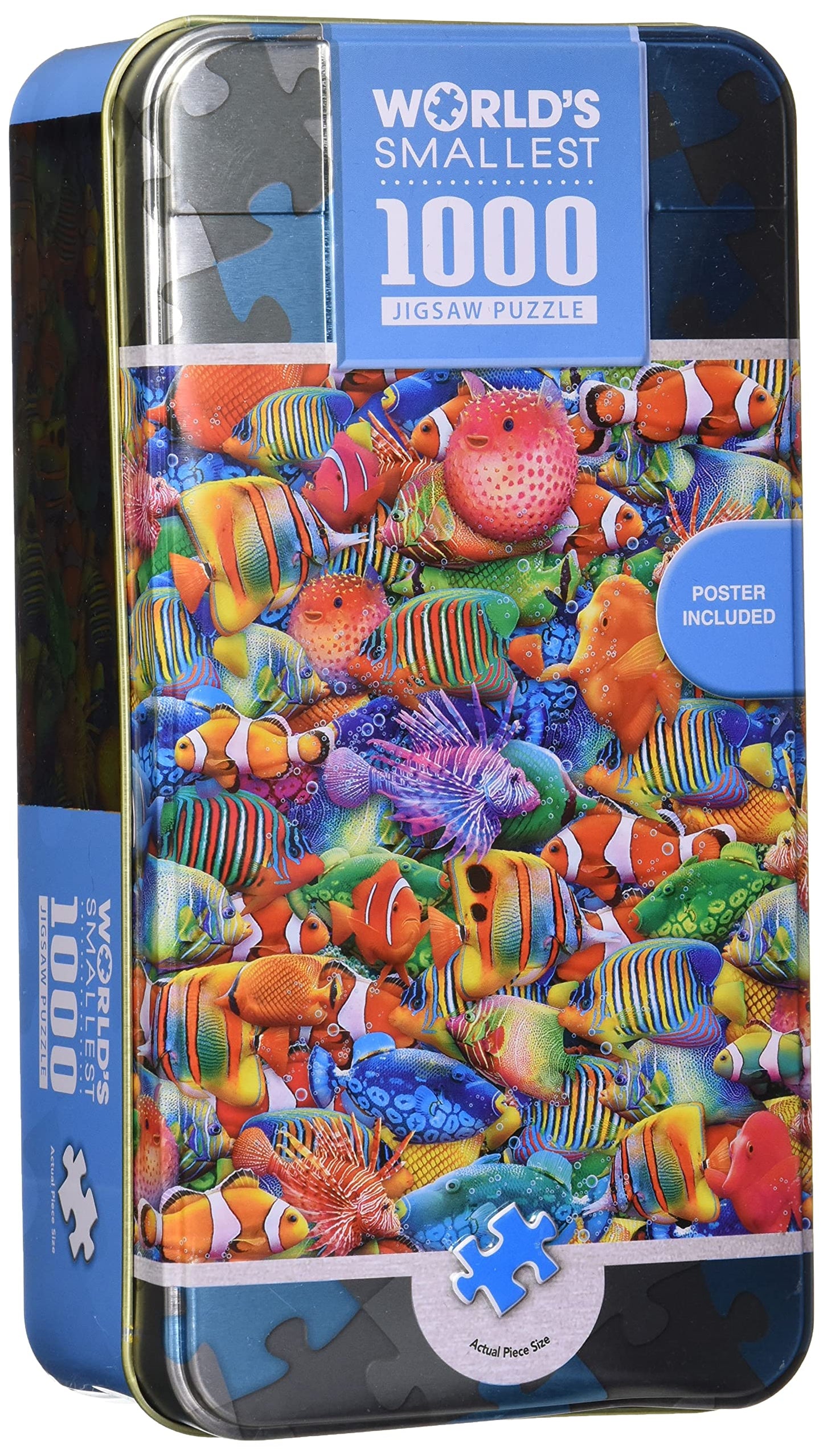 Masterpieces 1000 Piece Jigsaw Puzzle - Rainbow Flow - 11.25"x16.75" - Collectible Tin Case - Multi Color - Model 32101