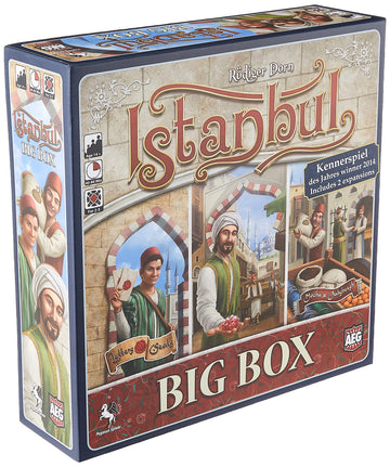 Alderac Entertainment Group (Aeg) Istanbul Big Box - Board Game, Collect Gems, Be A Master Merchant, 2 To 5 Players, 40 To 60 Mi