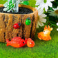 100 Pcs Luminous Mini Animals Figurines Mini Resin Duck Glow In The Dark Tiny Animals Luminous Resin Mini Animals Micro Landscape Dollhouse Ornament For Diy Garden(Novel Style)