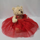 KINNEX COLLECTIONS SINCE 1997 20'' Quince Anos Quinceanera Last Doll Teddy Bear with Dress (Centerpiece) ~ ARC16832-14 (Red)
