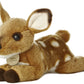 Aurora Realistic Miyoni Fawn Stuffed Animal - Lifelike Detail - Cherished Companionship - Brown 8 Inches