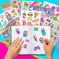 Fashion Angels 1000+ Totally Rainbow Colorful Fun Craft Stickers For Scrapbooks, Planners, Gifts And Rewards, 40-Page Sticker Book For Kids Ages 6+ And Up
