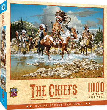 Masterpieces 1000 Piece Jigsaw Puzzle For Adults, Family, Or Youth - The Chiefs - 19.25''X26.75''